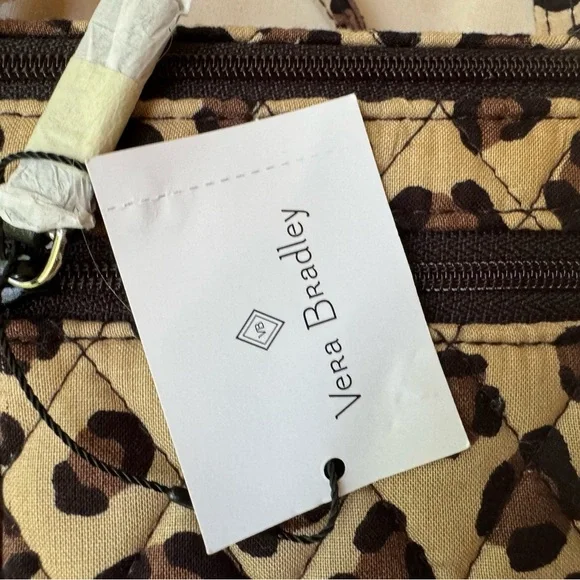 Vera Bradley NWT strap wallet crossbody leopard print - Picture 7 of 8